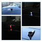 Solar Power Car Shark Fin Roof Antenna LED Flash Light-6