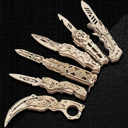 🔥2023🔥 New Wooden Assembled Military Knife