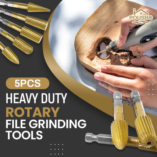 5pcs Heavy Duty Rotary File Grinding Tools
