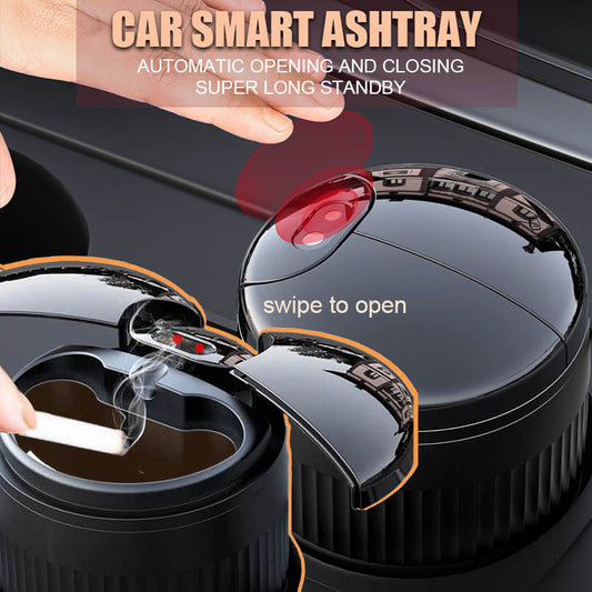 Car Smart Opening and Closing Ashtray