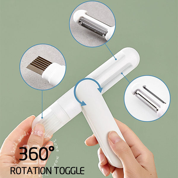3 in 1 Multifunctional Rotary Paring Knife-3
