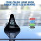 Solar Power Car Shark Fin Roof Antenna LED Flash Light-2
