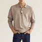 Men's Fashion Casual Loose Lapel Long Sleeve Polo Shirt-7
